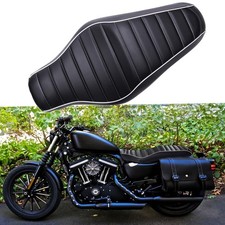 Motorcycle 2 Up Seat for Sportster Iron XL 883 1200 Chopper Bobber Custom Black