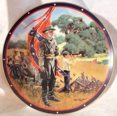 1989 Hamilton Collection Collector Plate General Robert E. Lee