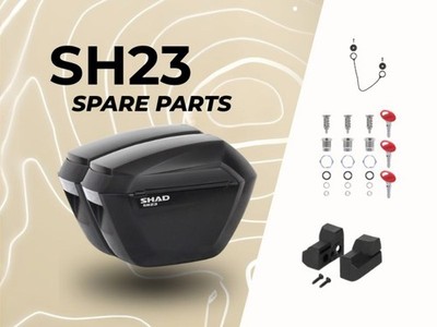 SHAD SH23 Gepäckträgertasche Ersatzteile Motorrad Ersatz Gepäck Schlüssel, Schlösser, Gurte