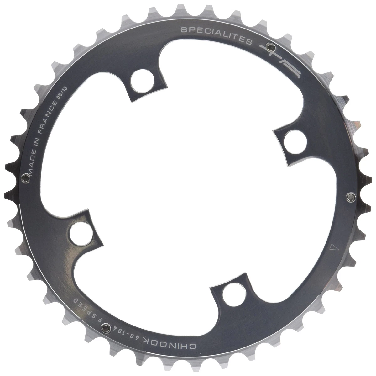 Spécialités TA chainring ALIZE - inner position - BCD74 - silver