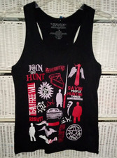 Supernatural Join the Hunt Size S Tank Top Dean Winchester Castiel Sam Pie