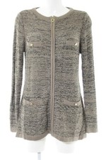 JUDITH WILLIAMS Wolljacke Damen Jacke Gr. DE 38 schwarz-graubraun Casual-Look