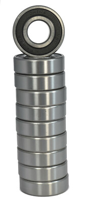 6304-2RS EMQ C3 Premium Sealed Ball Bearing 20x52x15mm (Qty. 10)