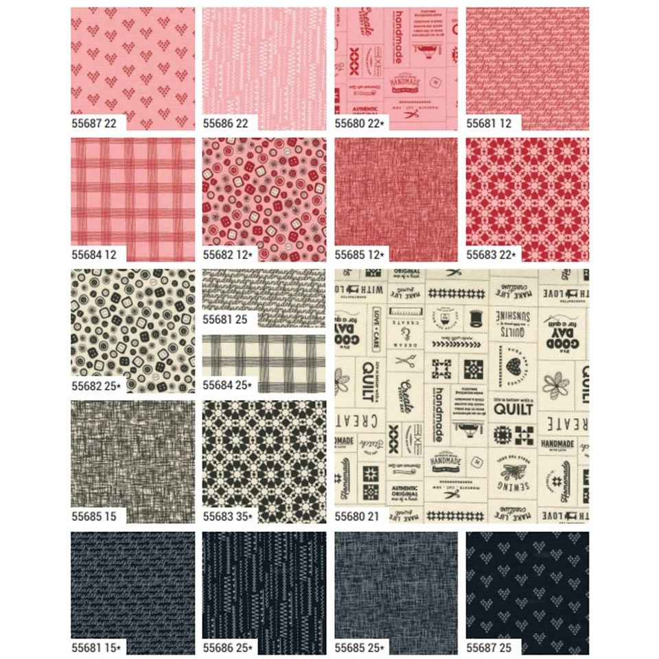 Paquete Threads 34 Fat Quarter de Sweetwater para telas Moda Foto 3 de 3