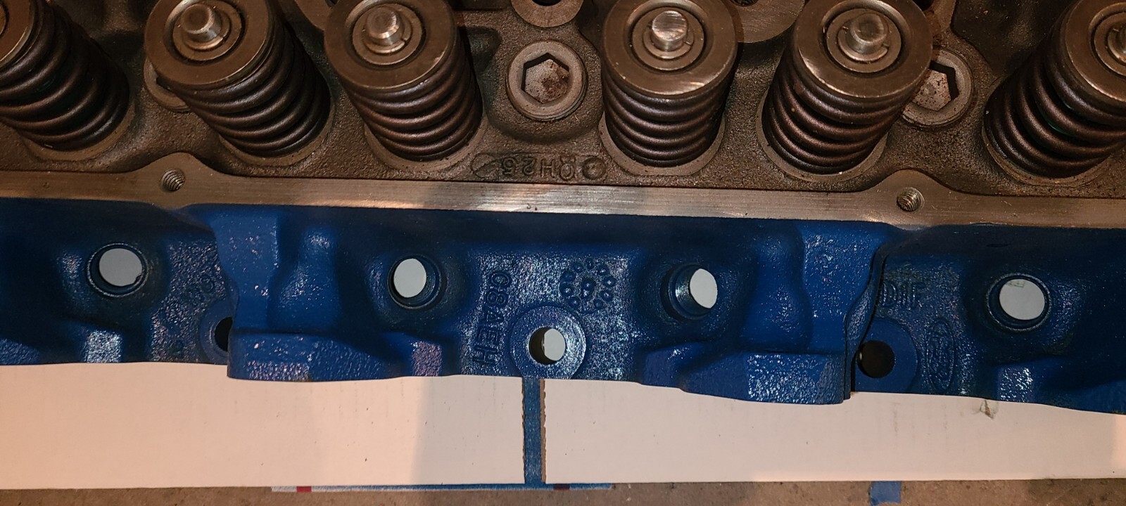 ford fe cylinder heads and intake ready to run eBay