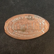 River's Rest Sweets Savannah GA - Press Coin Elongated Penny Souvenir