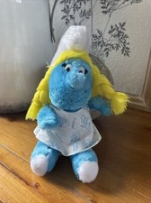 Vintage 1981 Smurfette Smurf Peyo Wallace Berrie Co. Stuffed Plush Toy 8