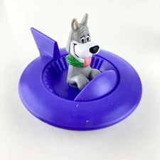 Vtg 1990 Applause Jetsons Dog Astro  Purple Spaceship Car Toy Figure ULTRA RARE!
