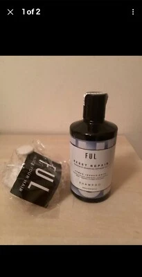 FUL Reset Repair Shampoo 250ml Full Size & Scalp Massager Shampoo Brush RRP £24
