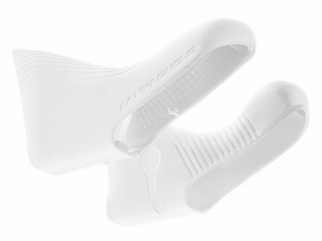 Gommes De Préhension Campagnolo EC-SR500W - Lot De 2, Couleur Blanc | Pour Guidon Vélo, Remplacement
