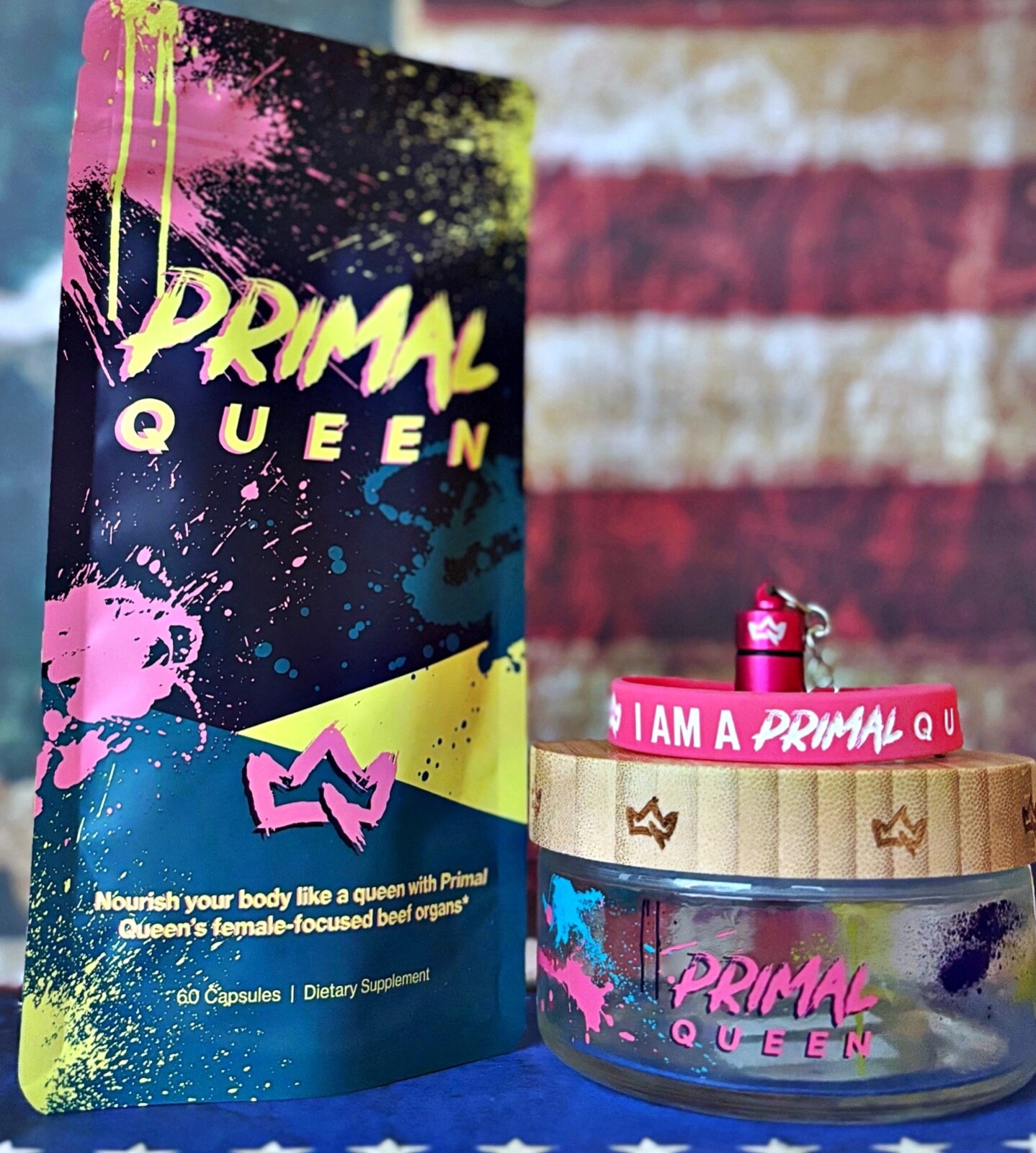 PRIMAL QUEEN Beef Organ Supplement for Women 60ct + STARTER KIT - 1MO Supply!