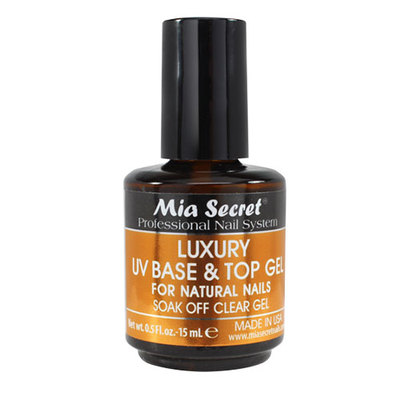 Mia Secret Luxury UV Base &Top Gel for Natural Nails Soak off Clear Gel (FGN-02)