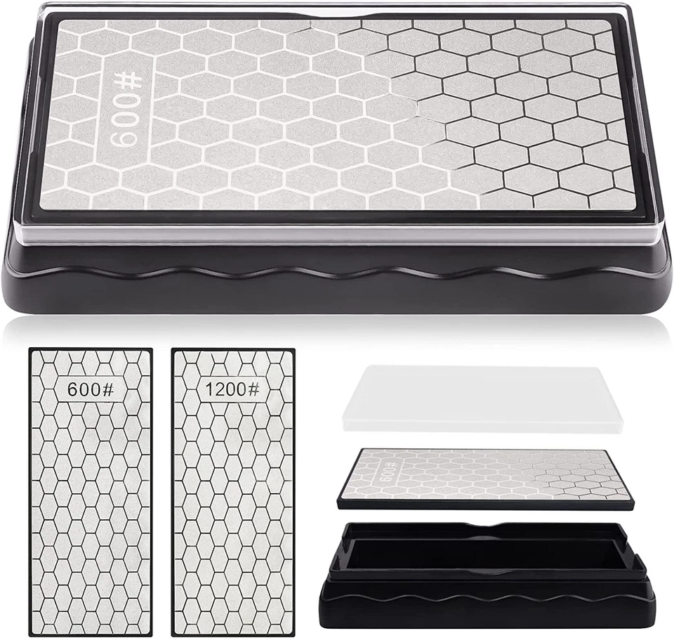 600/1200 Diamant Messerschärfer, Messerschleifer, Schleifstein, Wetzstein DE