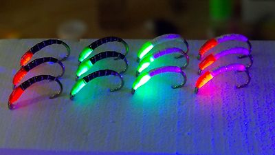 Trout Flies: 12 Okey Dokey Buzzers size 12 KAMASAN HOOKS 