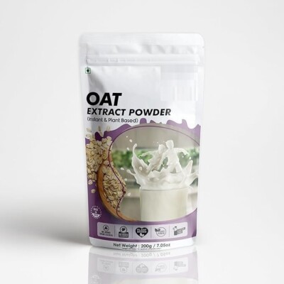 Oat milk Powder 200 g, makes ~2.5 Litre (18.8 gm high protein) Oat Extract Powde