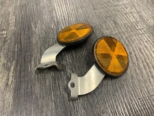 Honda 2013 PCX150 PCX 150 WW150 OEM Front Fender Reflectors W/ Brackets Stays