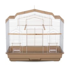 Prevue Pet Products SP50051 Barn Style Bird Cage, Brown/White