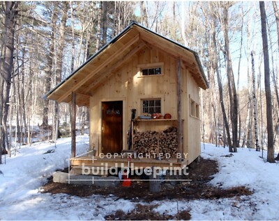 300SF Small Cabin w/ Loft DIY Plans - Tiny House Build Instructions PDF Download