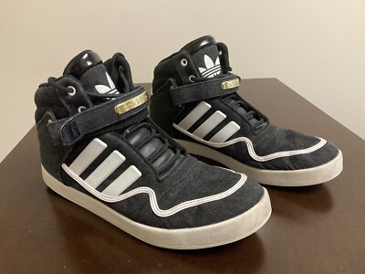 Adidas 2013 Blue And White w/ Gold Strap Denim Size 12 EVM 004001