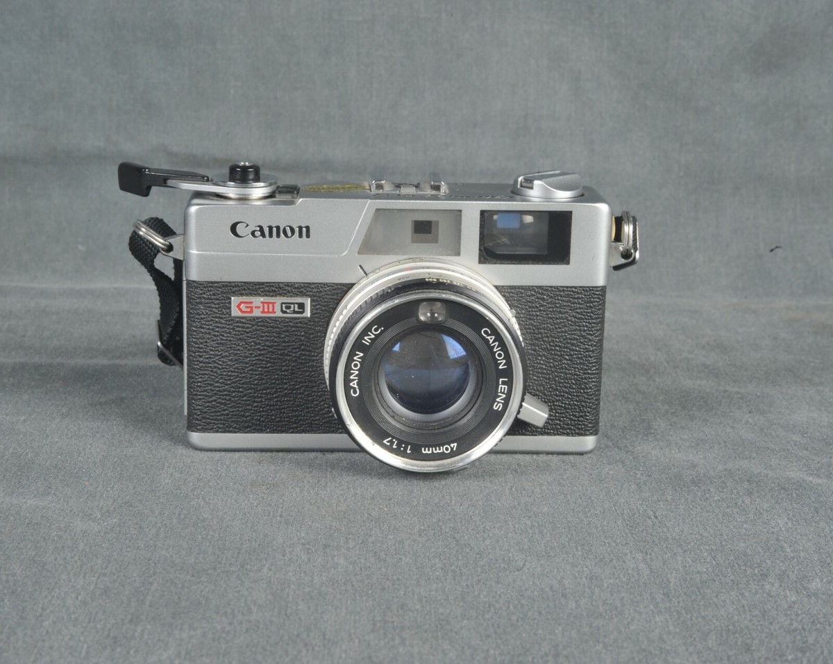 Canon Canonet QL17 G-III 35mm Rangefinder Film Camera 40mm 1:1.7