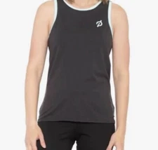 Peloton Flow Tulip Back Tank Top Women’s XL Dark Gray Fast Shipping Logo