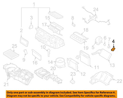 FORD OEM 10-12 Fusion Evaporator Components-Motor AE5Z19E616A