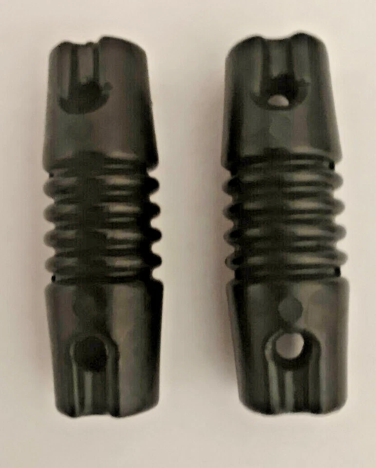 Aisladores de antena (2) Hamón onda corta CB alta calidad fuerte en blanco negro o gris Foto 2 de 3