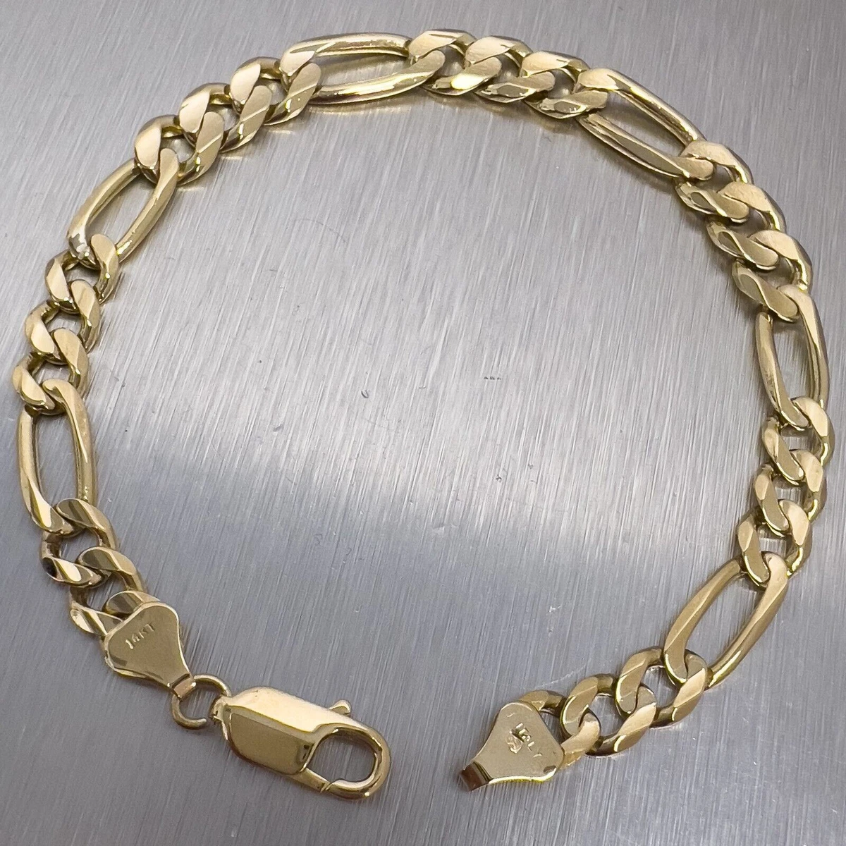 14kt 2024 figaro bracelet