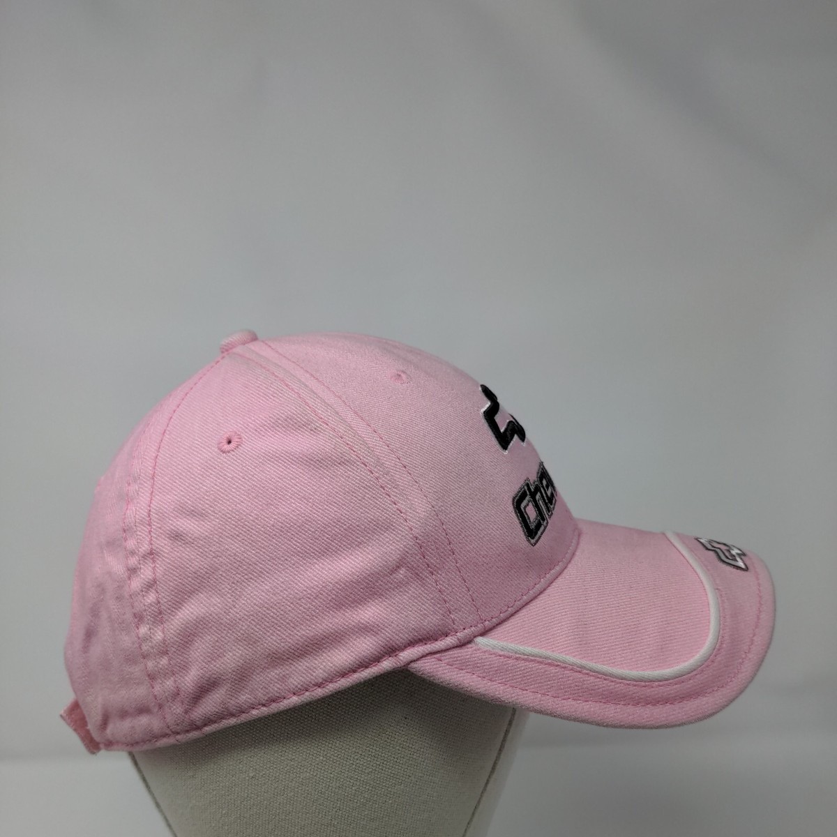 Chevrolet Strapback Hat Pink One Size Adjustable Embroidered Hot