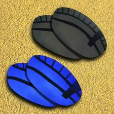 2 Pairs Polarized Lenses Replacement for-Costa Del Mar Brine-Black Violet Blue