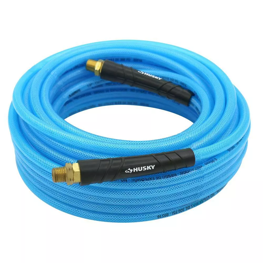 Husky Air Hose 1 4X50 Ft Lightweight Accessory Polyurethane Air