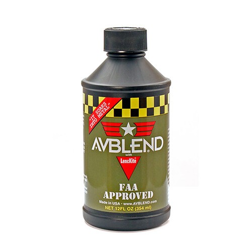 Avblend zMax Aviation Oil Additive with LencKite FAA Approved 12 oz