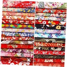 30 Pieces Fat Quarters 8 x 10 Inch Japanese Style Fabric Squares Fresh Style