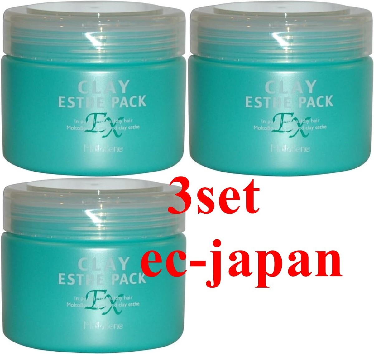 MoltoBene Clay Esthe Pack EX 10.6 oz set of 3 | eBay