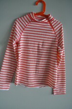 Cabana Life Girls Rash Guard Swimwear Top Long Sleeve Size 12