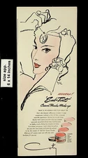 1946 Coty Sub-Tint Cream Powder Make Up Woman Modern Vintage Print Ad 23314