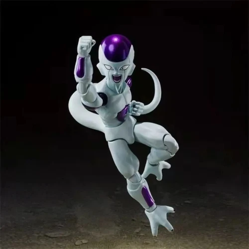 Bandai S.H. Figura de acción Figuarts Dragon Ball Z Freezer cuarta forma SHF totalmente nueva - Imagen 6 de 7
