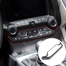For Corvette C7 2014-19 Volume Mode Button Decoration Frame Kit Dry Carbon Trim
