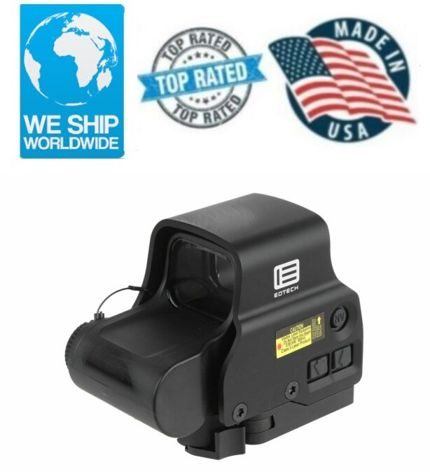 EOTECH EXPS3-0 BLACK HOLOGRAPHIC WEAPON SIGHT NV 68 MOA RING 1 MOA
