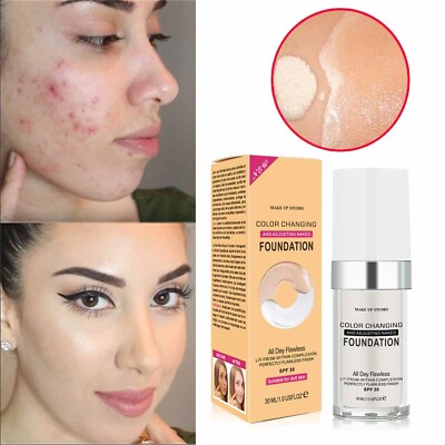 Color Changing Mature Skin Foundation Hydrating Waterproof Light Foundation Balm