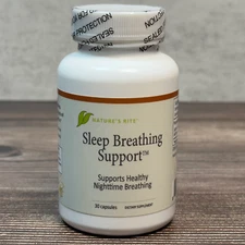 Nature's Rite Sleep Breathing Support - 30 Caps - Herbal Formula - Exp: 04/27