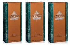 Lot of 3 Pc - Coty Aspen 4 oz/120 ml Men's Eau de Cologne Spray New in Box