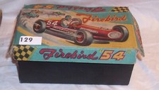 FIREBIRD "54" FRICTION RACE CAR TIN TOY JAPAN BOX ONLY