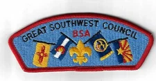 Great Southwest Council SAP S1b RED Bdr. (CSI $5-7) Albuquerque, NM [STS-1022]