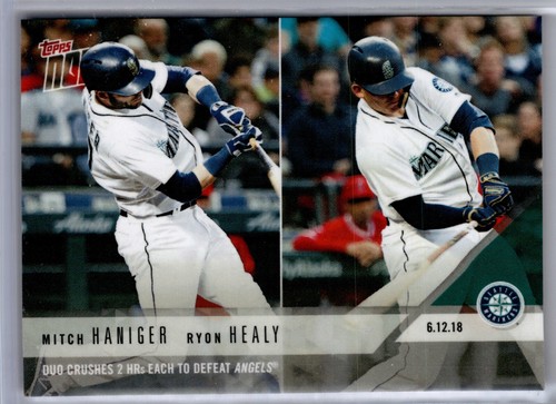2018 Topps Now 318 Mitch Haniger / Ryon Healy