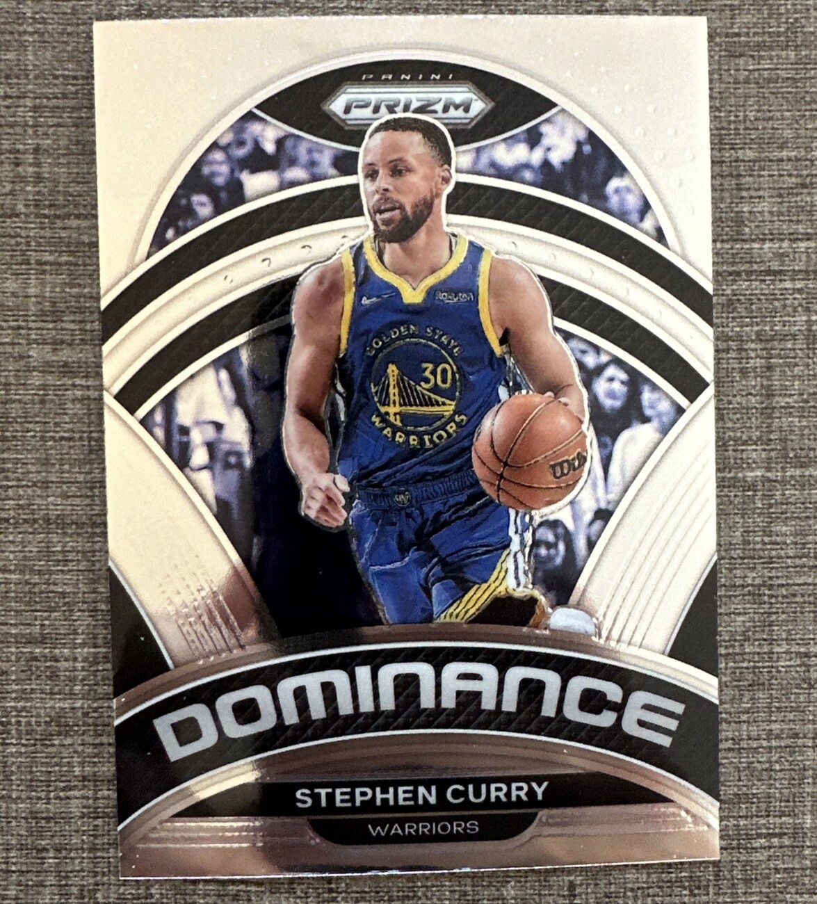 Stephen curry 2022-23 Panini Prizm Dominance Silver Prizm SP #23 Warriors