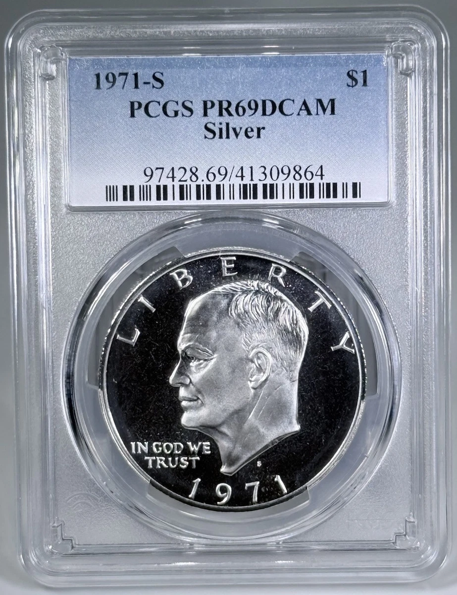 Proof PR 69 Graded 1971 Eisenhower Dollars (1971-1978) for sale | eBay