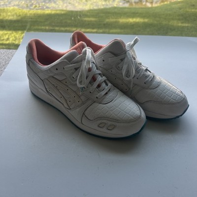 ASICS GEL-LYTE III '' MIAMI VICE'' MEN SIZE 8 White Orange Blue