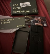 Dexnor for iPhone 16/16 Pro Max Case Magnetic Shockproof Kickstand &Camera Cover