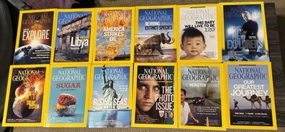 National Geographic Magazine 2013 Complete 12-Issue Set